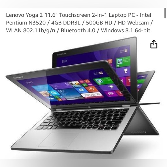 Lenovo 360 Laptop-to-Tablet - Picture 7 of 8